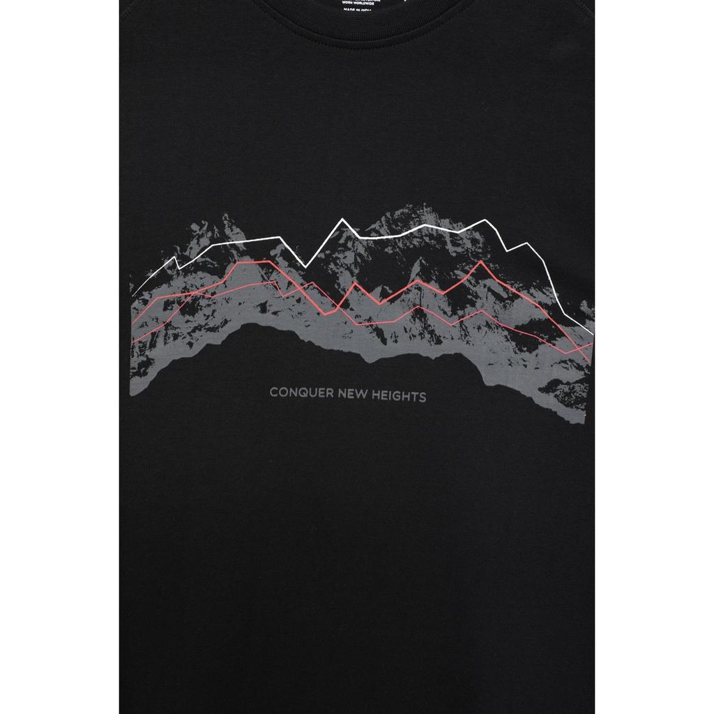 Mountain Warehouse Mens Tech Mountains Organic T-Shirt