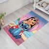 1pc Stitch Pattern Area Rug Soft Flannel Floor Mat for Living Room,Office,Bedroom and Carpet,Sofa Coffee Table Floor Mat