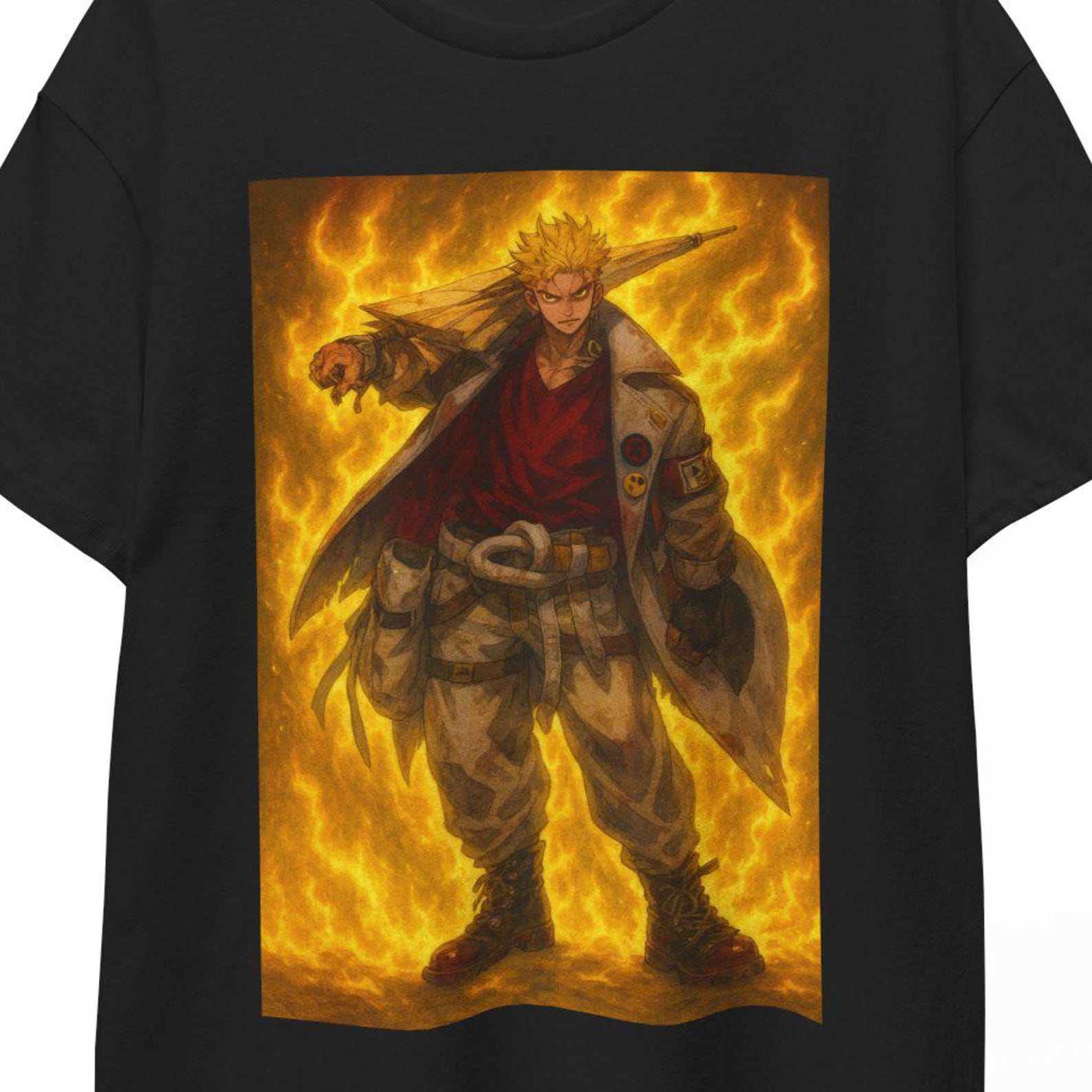 gachiakuta, rudo shirt, Gachiakuta TShirt, rudo,gachiakuta merch, Graphic Anime Tee, Gachiakuta Charm,Shirt,anime, Gachiakuta anime stickers S