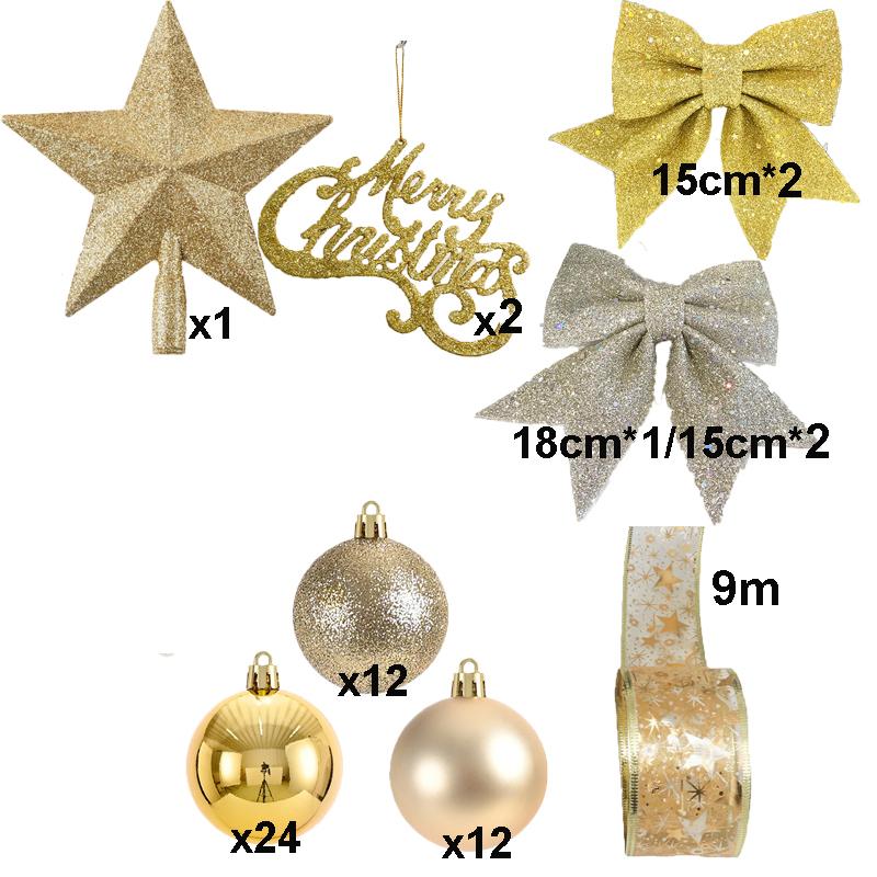 Christmas Tree Decorations Set Christmas Ornaments Hanging Home Decor Living Room Shop New Year Party Holiday Hat Dropshipping