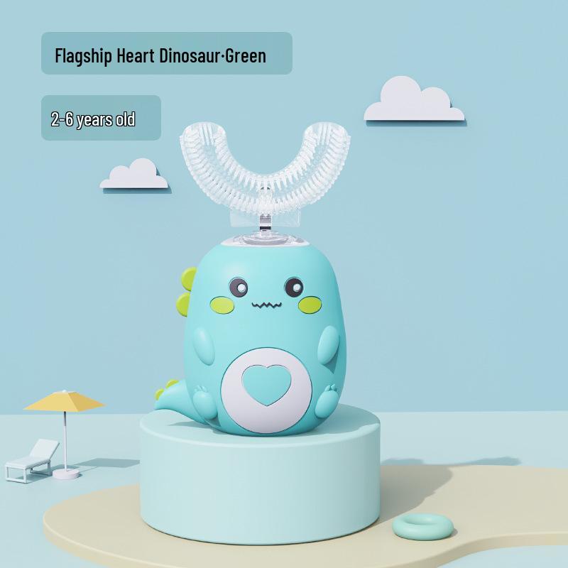 U-Shaped Electric Toothbrush for Kids Ages 2-12 - Encourages a Love for Brushing