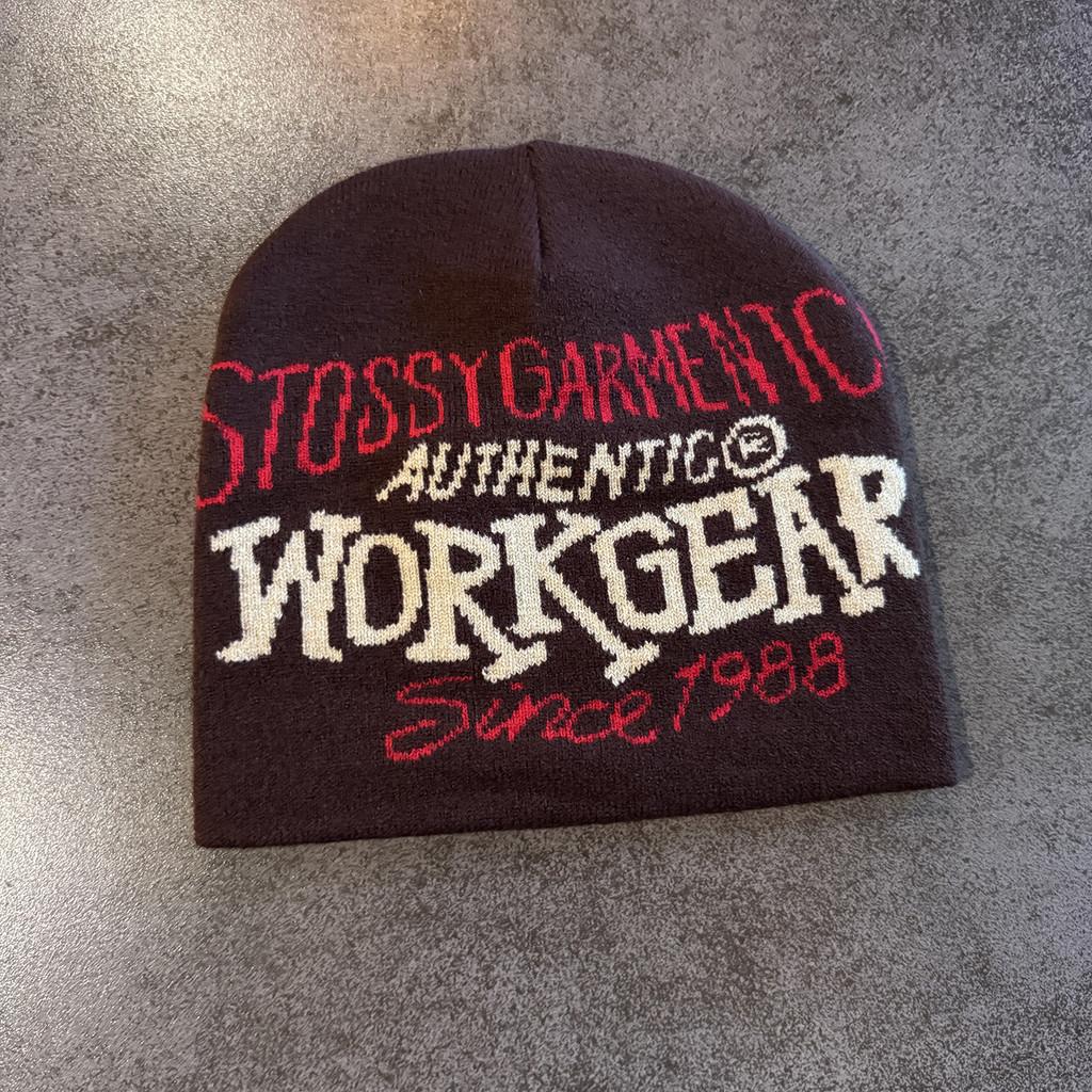 Printed Fashionable Letter Neutral Casual Warm Knitted Hat For Autumn And Winter