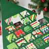 24Grids Christmas Countdown Calendar Gift Box With Hole Crystal Rough Mineral Stone Fun Box For Children To  Play