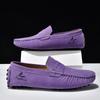 Zapatos de Conducir Clásicos Británicos de Cuero sin Cordones para Pareja, Tallas Grandes 35-49.