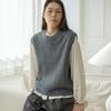 Laengsseon Ls_Classic Solid Color Knit Vest_2Color