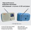 C10 Digital Desk Alarm Clock DAB DAB+ FM Bluetooth-compatible Broadcasting Radio