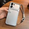 Luxury Big Window Phone Case with Lanyard for OPPO A6 Pro 4G/5G Premium Textured Casing