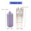 Hexagonal Candle Molds Clear Acrylics Candle Molds Candle Making Tool Handmade Soap Molds for Handmade Candle Art Craft