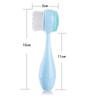 Silicone Facial Cleanser Brush Double Side Portable Face Cleaning Bowling Massage Face Washing Product Skin Care Tool