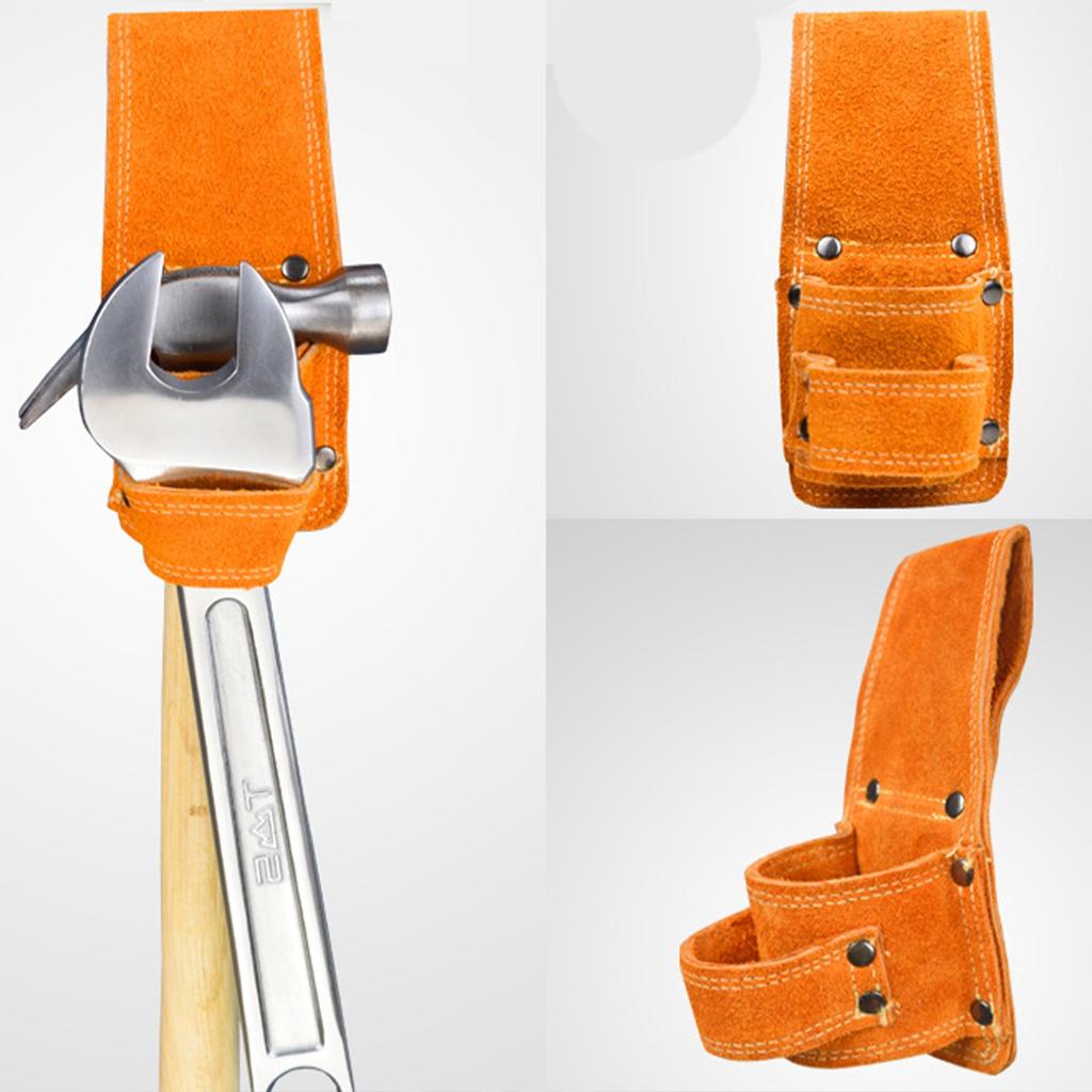 PU Leather Tool Waist Bag Hammer Wrench Kit Holder Storage Bag Multifunctional Electrician Carpentry Tool Pouch Bag
