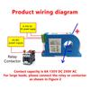 D360-50A DC Current Switch Current Sensing Relay DC Current Sensing Switch 0-300A Sensor Monitoring Relay D366