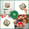 Christmas Theme 2D/Flat DIY Rhinestone Diamond Art Window Pendants Diamond Painting Set Diamond Art Pendant Wall Door Decoration