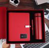 A5 Customizable Multifunction Charging Notebook with USB Drive, Wireless Charger, Logo Option, and Gift Box Set.