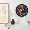 High-Quality Red High-Quality Koi High-Quality Swimming High-Quality Design High-Quality Wall High-Quality Clock, High-Quality With High-Quality