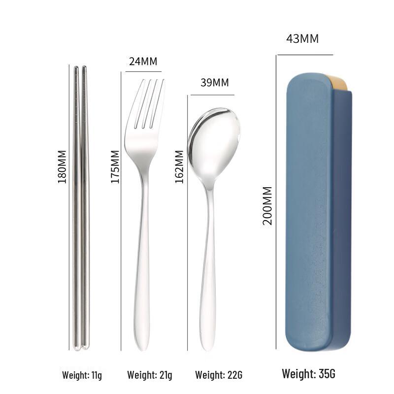 Abay Stainless Steel Travel Cutlery Set