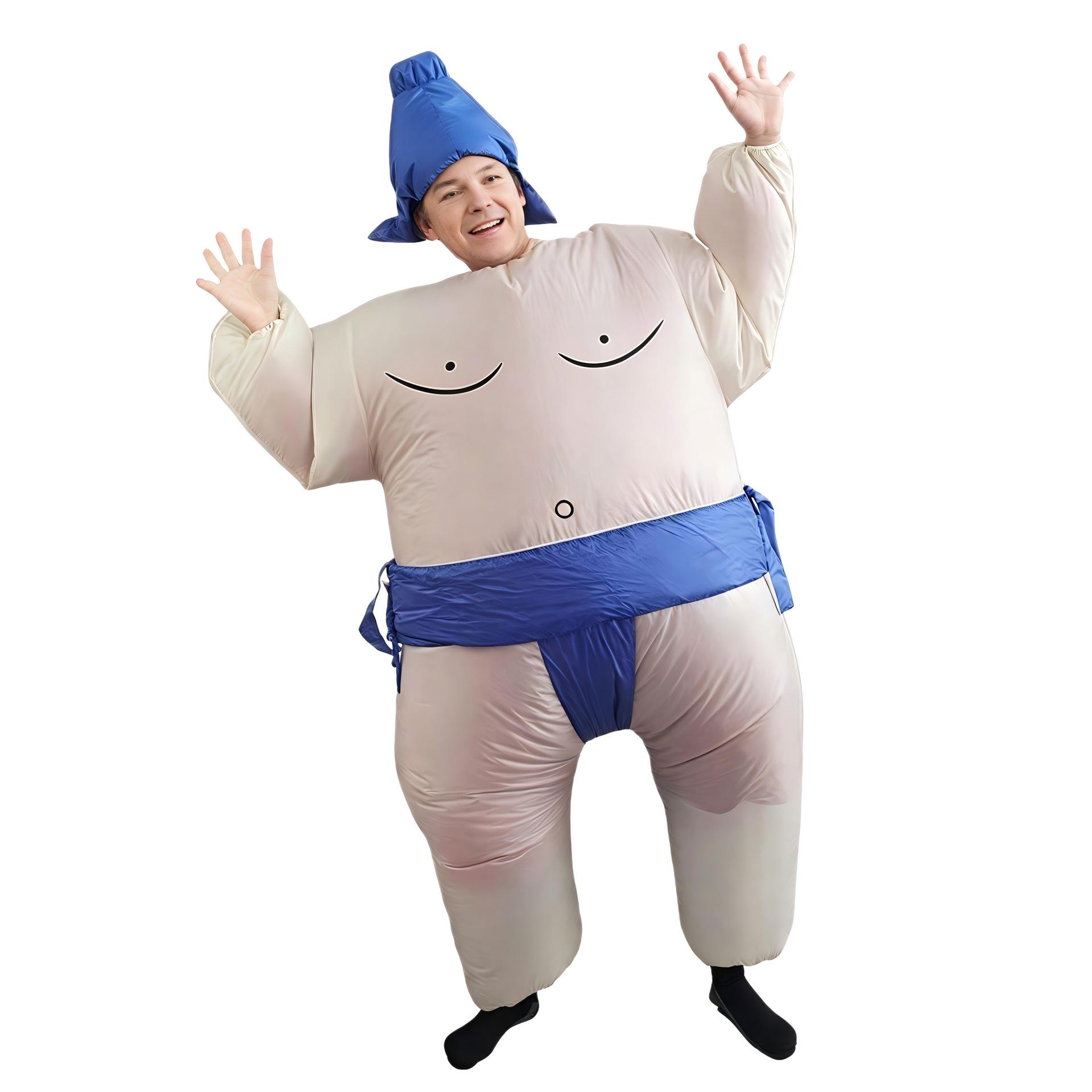Halloween Sumo Wrestler Inflatable Costume for Festival or Party One size fits all