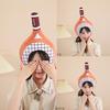 Funny Adult Stuffed Tennis Racket Shape Hat Christmas Headwear Women Teen Carnivals Party Gift Birthday Christmas Hat