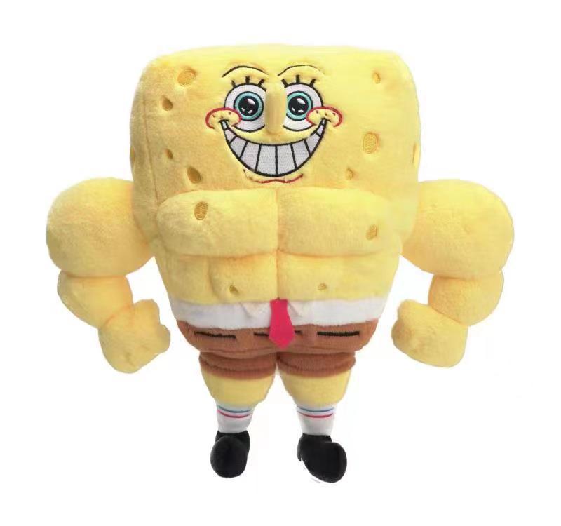 SpongeBob & Patrick Plush Dolls, Snail Pendant, Squidward Keychain Bag Charm