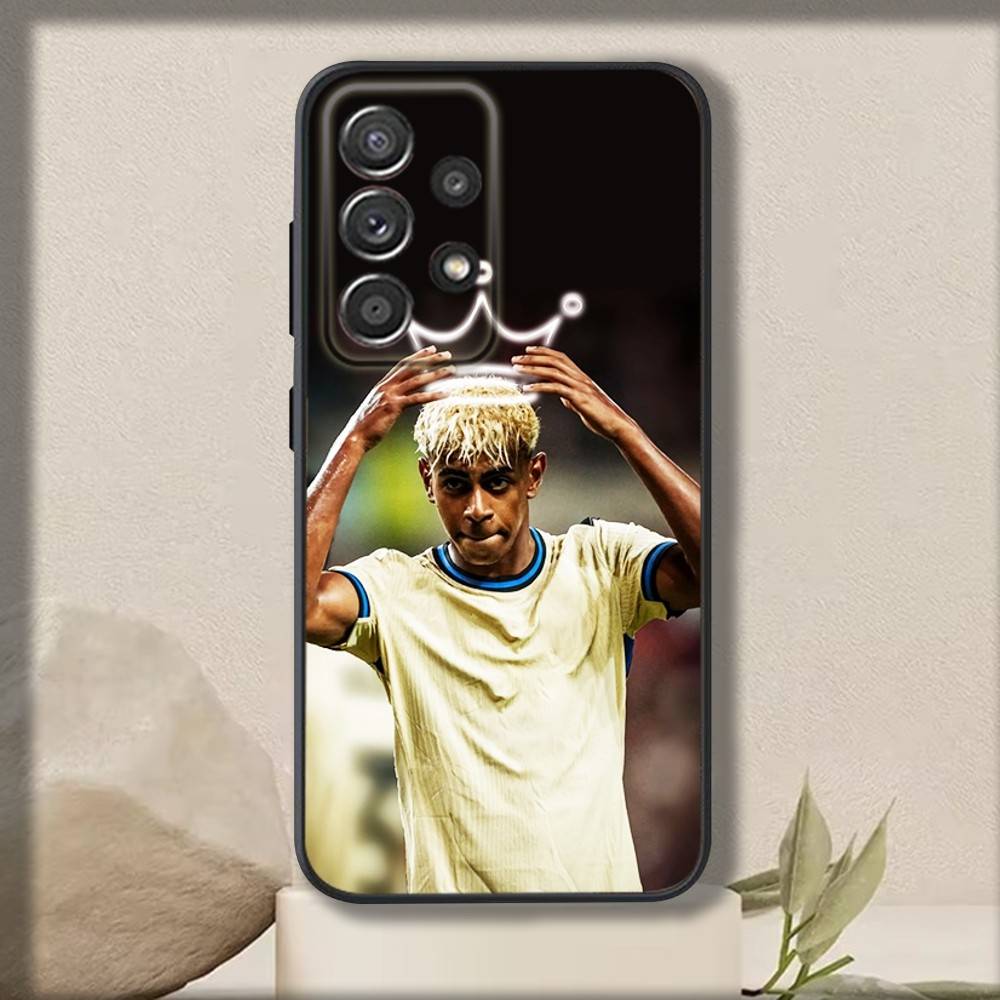 L-Lamine Yamals Nr. 10 Handyhülle Für Samsung S 25,24,23,22,30,21,10,9,Ultra,Plus,Lite,FE,4,5 G Weiche Schwarze Hülle