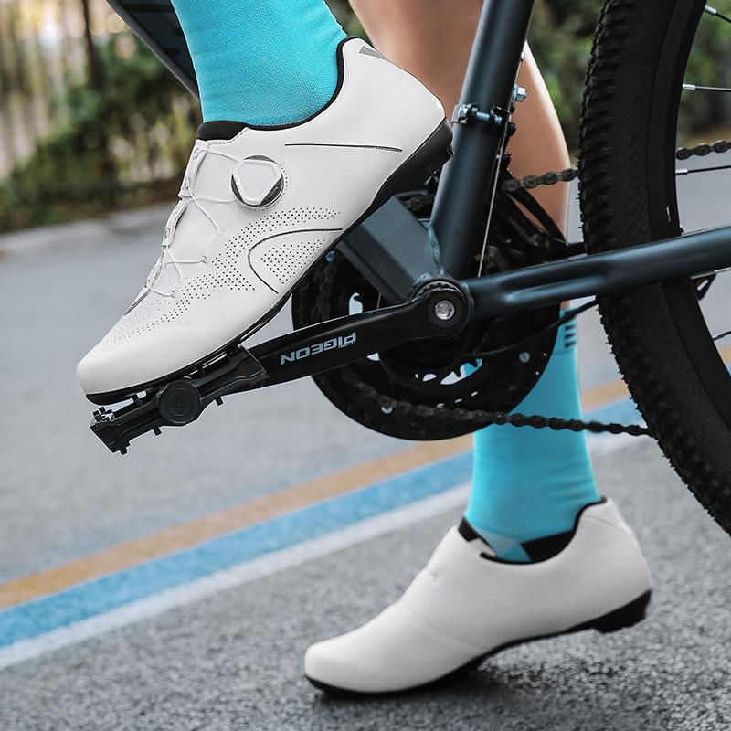 Pantofi de ciclism pentru comerț exterior, pantofi de ciclism pentru bărbați și femei, pantofi cu blocare pentru biciclete de șosea, pantofi de ajutor pentru biciclete de munte, talpă dură