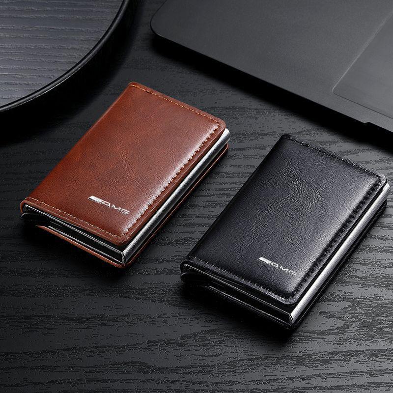 1 ks Držák na ID a kreditní karty Mini RFID peněženka Automatické vysouvání Pouzdro na bankovní karty Pro Mercedes-Benz AMG C500 C200 C300 A B C E GLA CLA GLK GL ML GLE W204