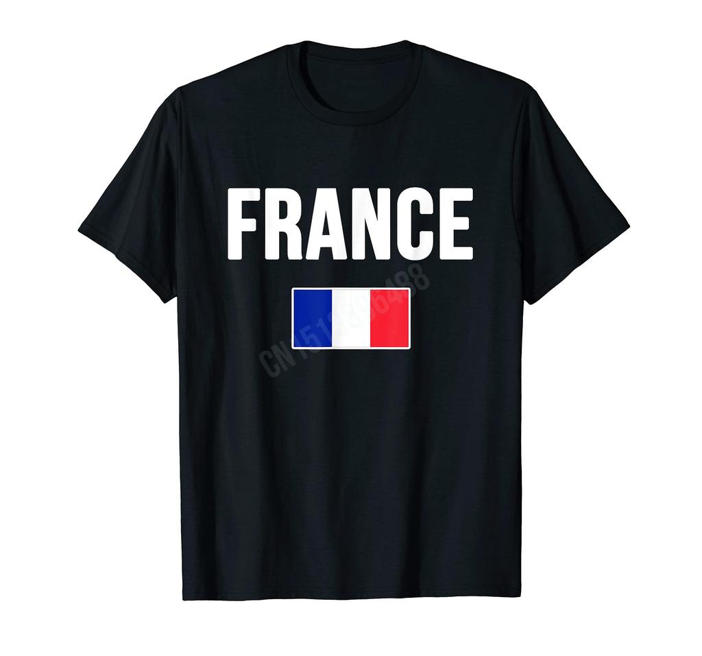 ZX More Design French Culture Bonjour YAll France Roots Flag Tshirts Hip Hop Tops Cotton Tees