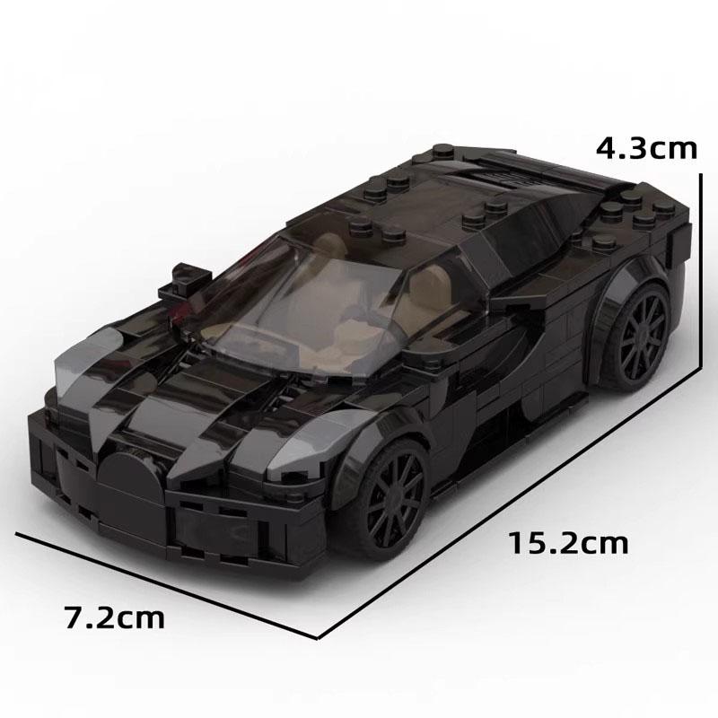 MOC supercar assembly toy car building block model toy Electronic drawings