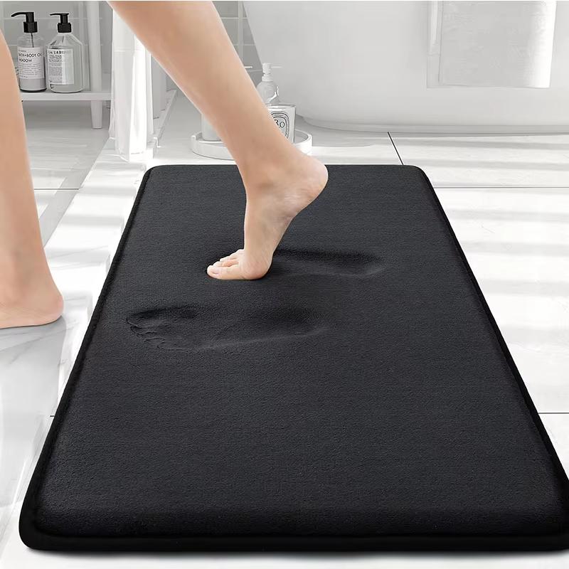 Tappetino da Bagno Morbido Olanly Antiscivolo Tappetini per Doccia Bagno Tappeto in Memory Foam Tappetino Morbido per Piedi Pavimento in Pietra Tappeto Super Assorbente ad Asciugatura Rapida