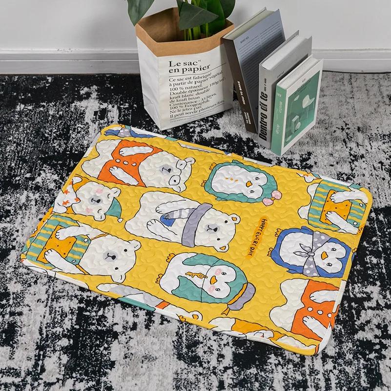Dog Mat for Floor Sofa Pet Playpen Kennel Crate Carpet Cat Cushion Reusable Washable Training Pee Pads Travel Car Seat Cover