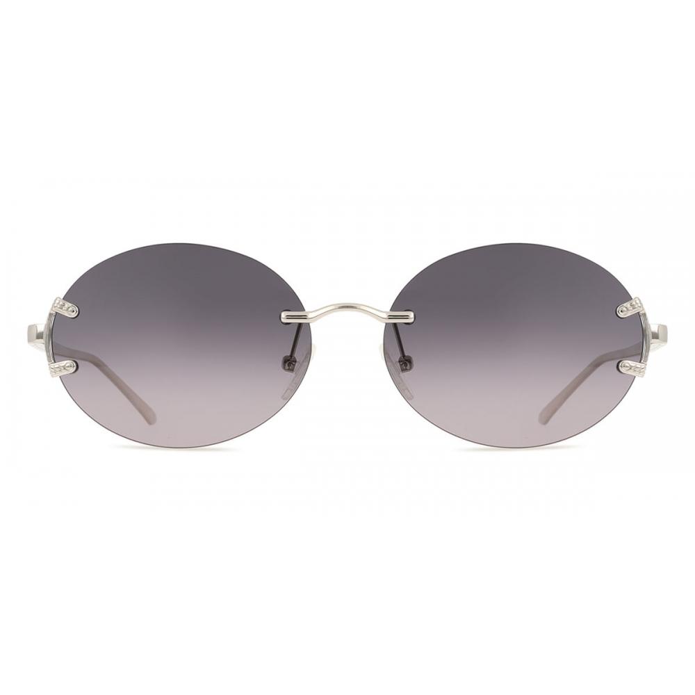 

Rimless Oval Gunmetal Smartbuy Collection Sunset Jst 169 008 Fashion Unisex Sunglasses 57-16-140