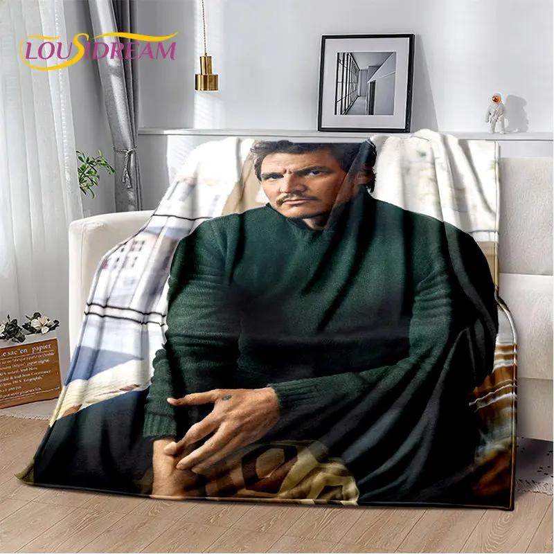 Couverture Peluche Douce Photo Jose Pedro Balmaceda Pascal Imprimée en 3D, Couverture Flanelle Couverture Jetée pour Salon Chambre à Coucher Lit Canapé