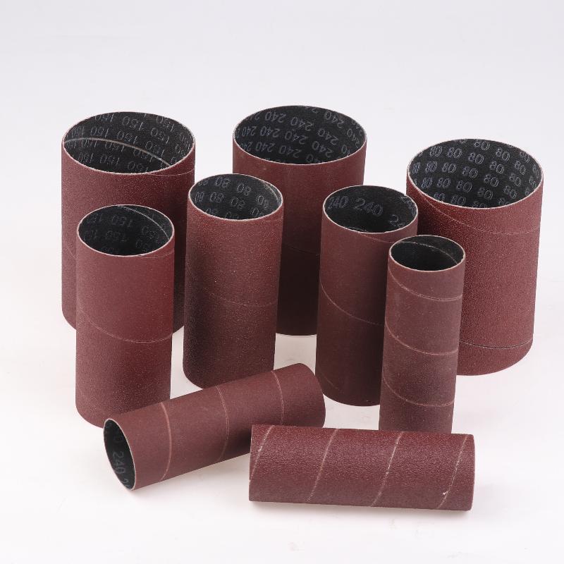 1Pcs Sanding Drum Sleeves Sandpaper Sanding Abrasive Tools 80/150/240 Grit Vibrating Spindle For Sander Sleeve Polishing Tools