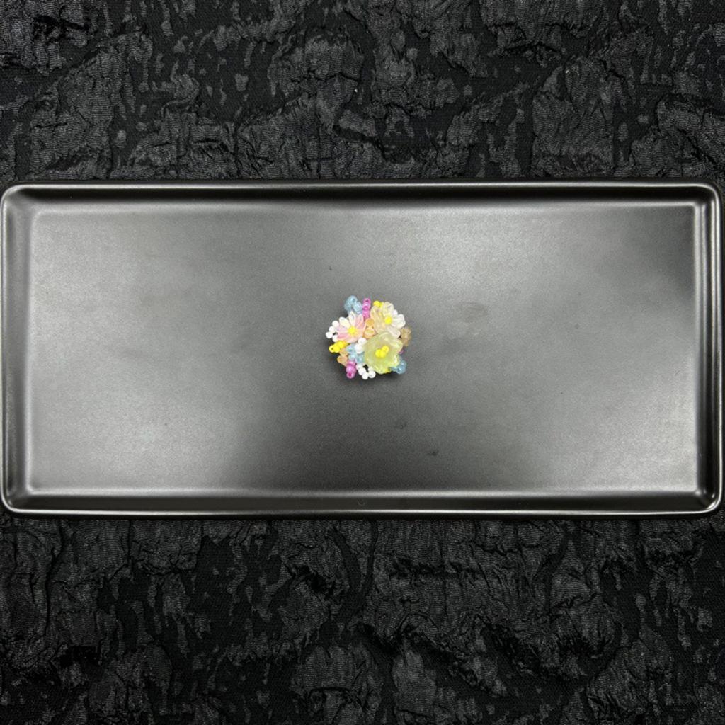 Dopamine Handcrafted Beaded Jelly Shoes Sports Sandals Accessory Diy Shoe Decorative Colorful Flower Slippers Buckles