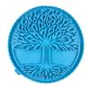 Reusable Epoxy Resin Mold Blue/White Tree for Bookend Wall Hanging Cast