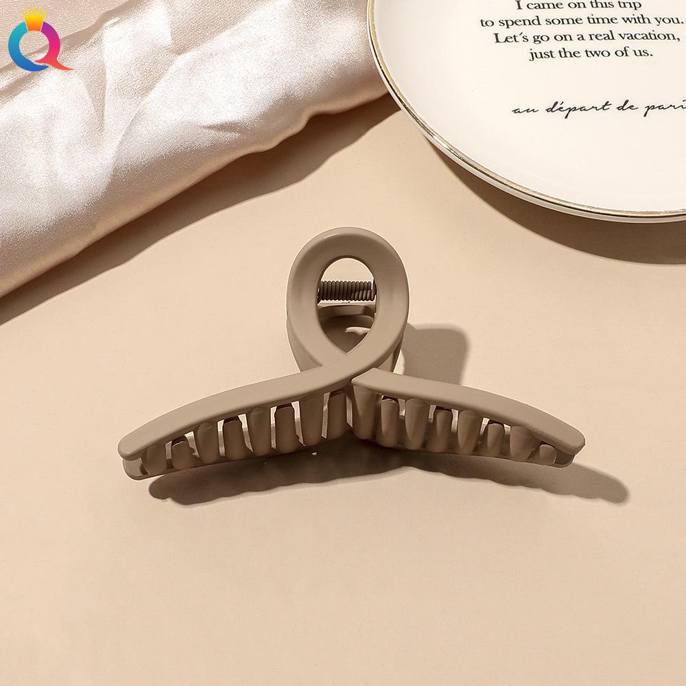 Daily Head Wear Set Women Fashion Claw Clip   Solid Coffee Black Acrylic Large Hair Claw Korea for Girl Clip Barrette Hair Accessories