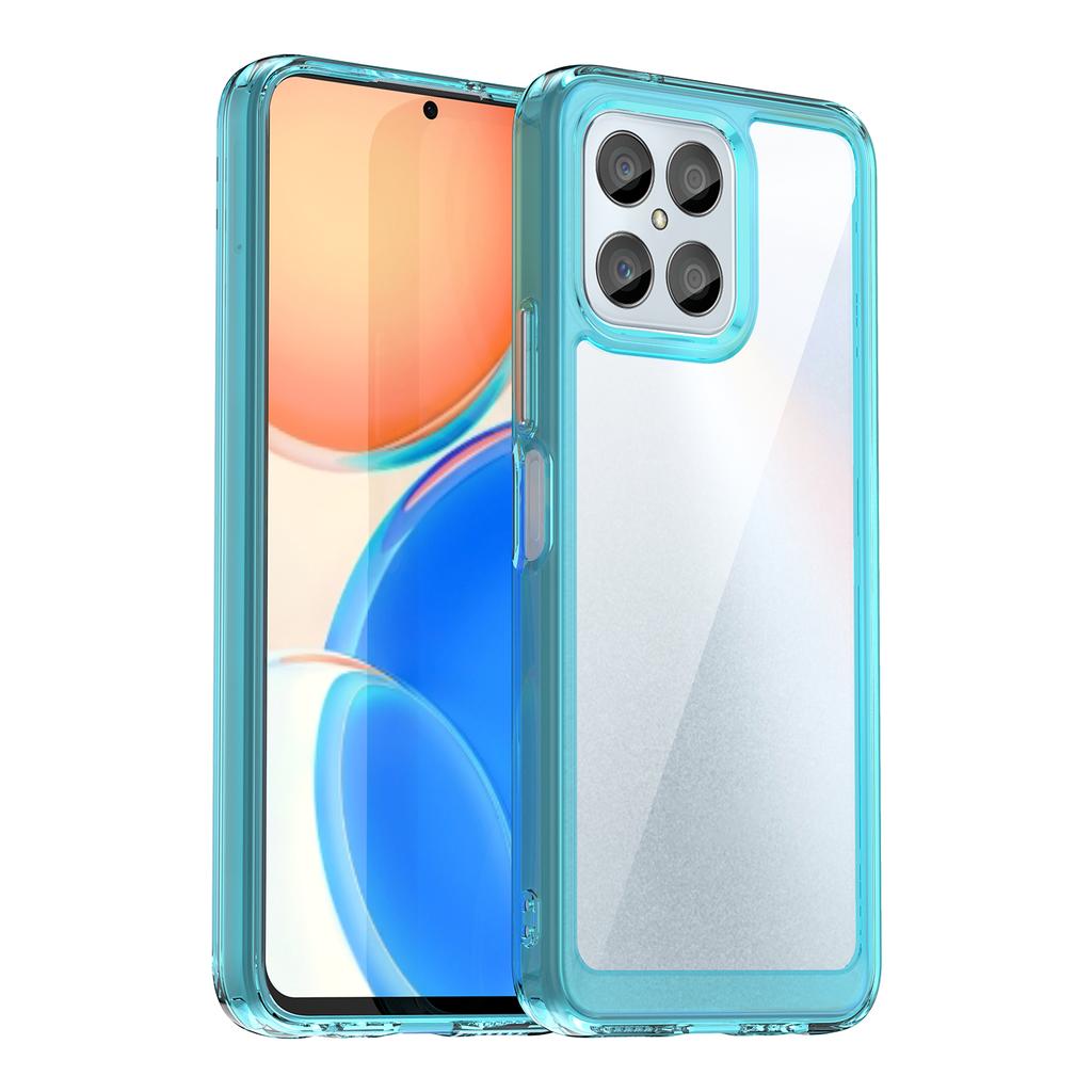Phone Case for Honor 70 Lite 5G/Play 30 5G/X8 5G/X6 4G/Play6C 4G/X8a 4G/X6s 4G,TPU+Acrylic Clear Back Cover
