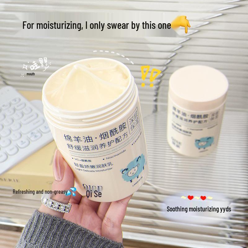 Lanolin Body Lotion: Hydrating & Nourishing Cream for Dry, Cracked Skin on Hands & Feet – Perfect for Autumn & Winter.