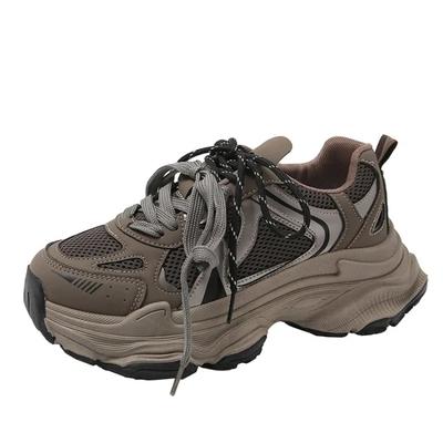 Scarpe da Donna Primavera e Autunno 2024 Nuove Scarpe da Donna All-match Sneakers Bianche con Suola Spessa Scarpe Casual alla Moda