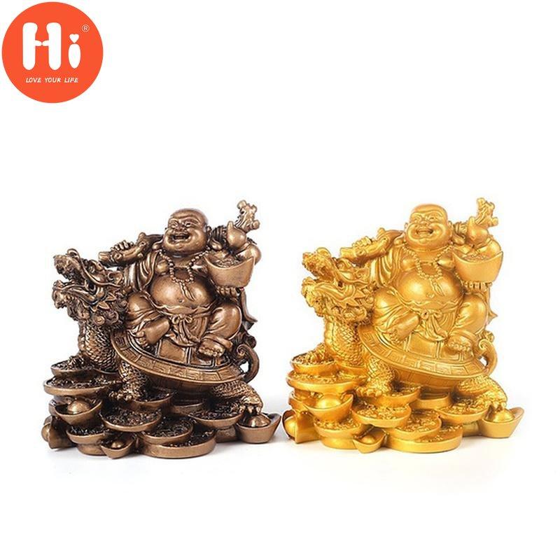 

Привет, смеющийся статуя Будды, изысканные изделия из смолы, Будда с детьми, домашние украшения для спальни, автомобиля, статуя BuddhaHi коричневый