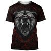 Outdoor Hunting 3D Printed T Shirt For Men Animal  Bear Graphic T-Shirt Casual Streetwear Ropa Hombre Oversized O-Neck Tee Tops