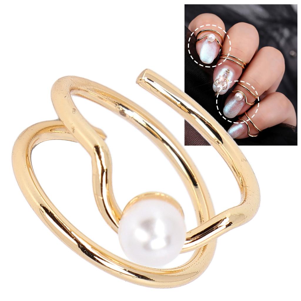 Prl Finger Nail Knuckle  S Stylish and Simple Copper Fingertip Jewelry for Women Girls