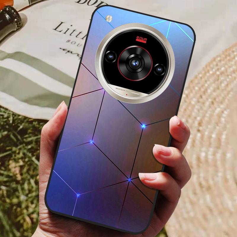For ZTE nubia Focus 2 Ultra 5G Case Cool Painted Silicone TPU Soft Cover for nubia Focus2 Ultra Z2463N Cases Protective Shells