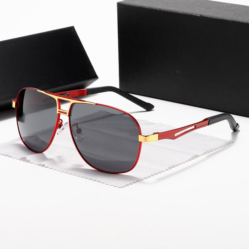 

Fashion Polarized Sunglasses for Men Driving Glasses Anti-glare Fishing Outdoor Casual Eyewear червоний
