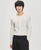 Prairie Henley Neck Ribbed Long Sleeve (Ivory)