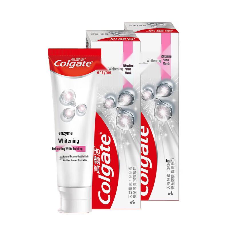 

Зубная паста Colgate с энзимами для отбеливания - Освежающий белый персик (2 x 120 г)