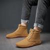 Men Walking Shoes Wide Toe Flat Comfortable Sports Casual Sneakers High Top Boots New Fashion Big Size 39-46