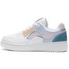 New LiNing Tianji Lightweight Wear Resistant And Slip Resistant Low Top Skateboard Shoes Women's White Blue AGCP362-22
