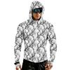 Men's Sun Jacket with Hood - Long Sleeve Raglan Camouflage Print, Casual Summer Outdoor Jacket