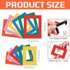 12 Pack Magnetic Picture Frame, Reusable Magnet Picture Frame, Colorful Magnetic Photo Frames For