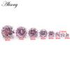 Alisouy 1PC G23 Titanium External Thread Cubic Zircon For Lip Labret Rings Ear Stud Earrings Piercing DIY Body Jewelry Accessory